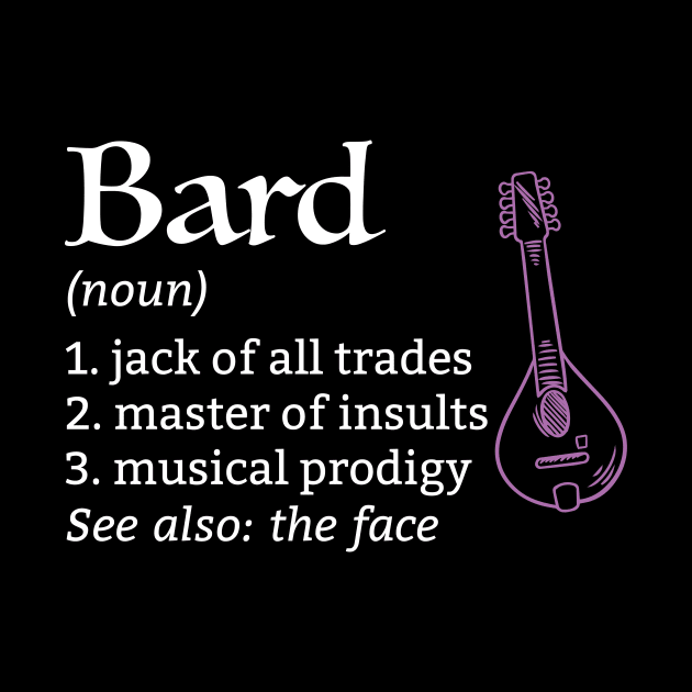 D&D Bard Class Definition by Sunburst