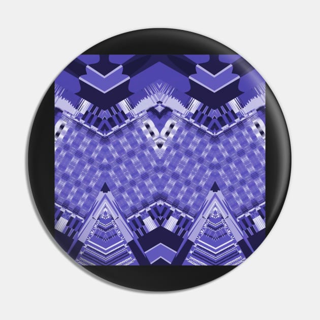 Ultra Violet Detailed Chevron Pattern Pin by KirstenStar 