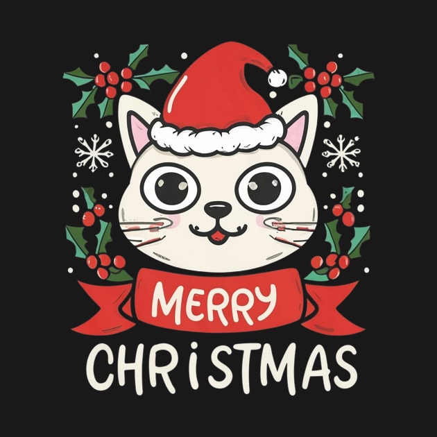 Merry Christmas cat by ramith-concept