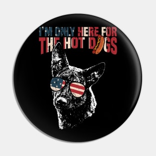 Dutch Shepherd Shirt Funny 4th of July Pup Tee Pin