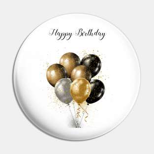 Birthday balloons Pin