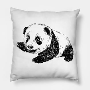 Baby panda print Pillow