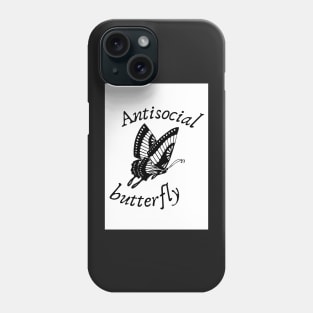 Antisocial butterfly Phone Case