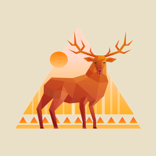 geometry deer T-Shirt