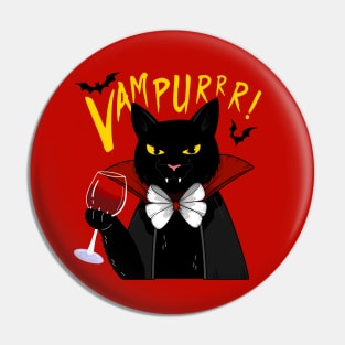 Cat vampurrr Pin