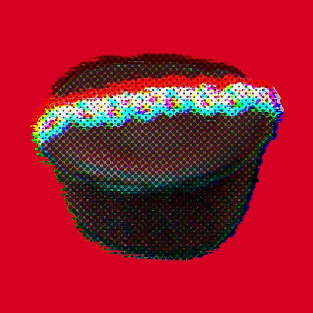 Chocolate Cupcake Snack Glitch by SABREart