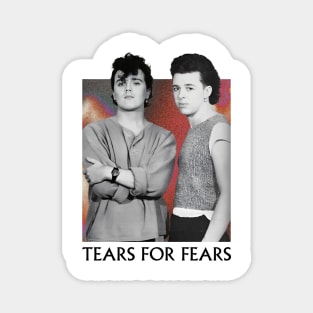 Vintage 80s Tears For Fears Magnet