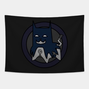 Cute Batcat | Night Cat | Superhero Cat | Kitty | Kitten Tapestry