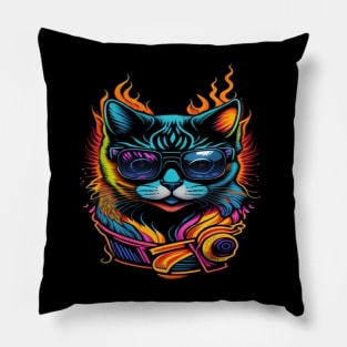 cool cat Pillow