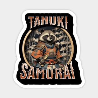 Tanuki Samurai Magnet