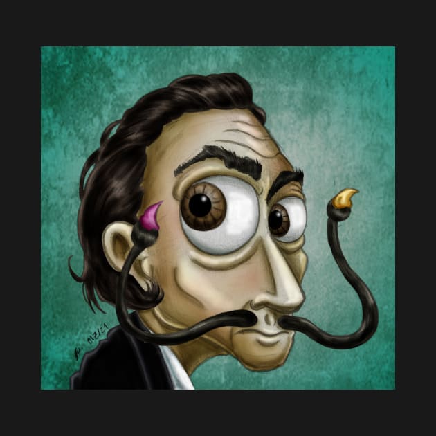 Salvador Dalí by CIZDIBUJOS