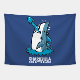 SHARKZILLA Tapestry