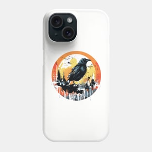 Halloween Raven Phone Case