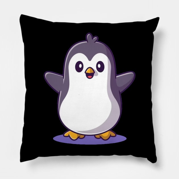 Pinguin Pillow by TheDesigNook