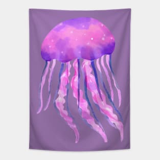 Watercolor Jellyfish Tapestry