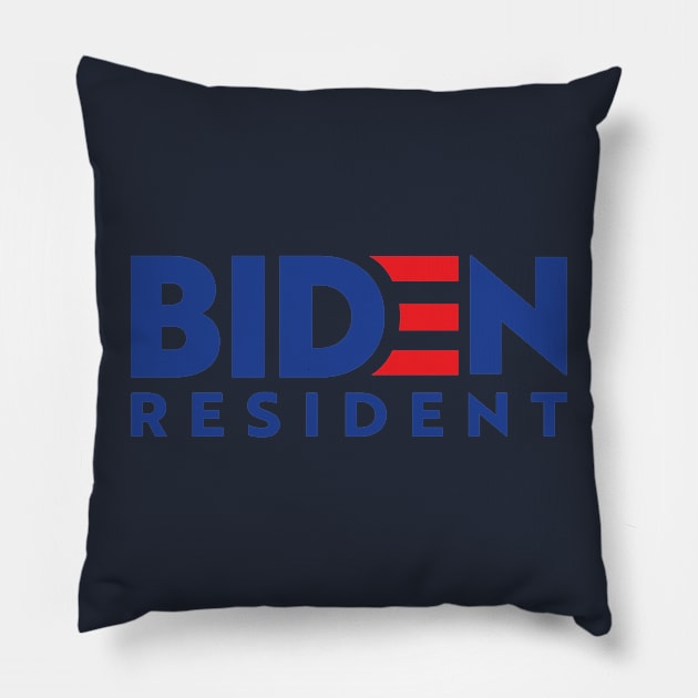 Resident Biden Pillow by GreenGuyTeesStore