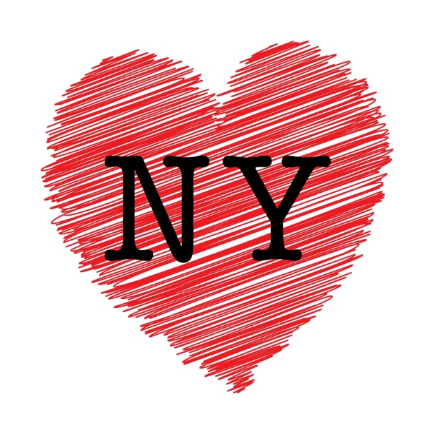 SCRIBBLE LOVE NEW YORK by Bruce Ashman Baker by BruceALMIGHTY Baker