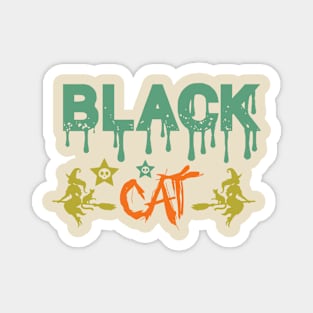 Halloween 4 - Black cat Magnet