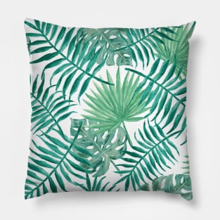 Palm Leaves Pattern Pillow