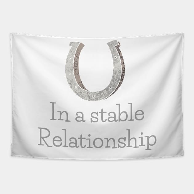 Horse quotes funny equestrian gift Tapestry by CameltStudio