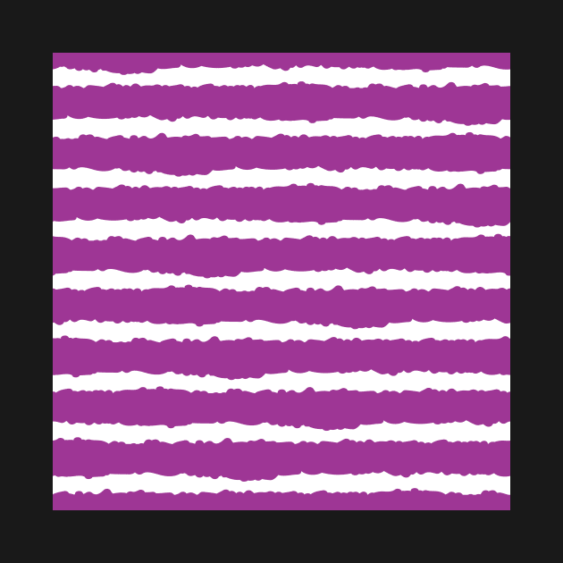 Purple Horizontal Stripe Seamless Pattern by 2CreativeNomads