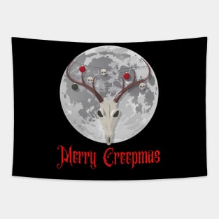 Merry Creepmas [red] Tapestry