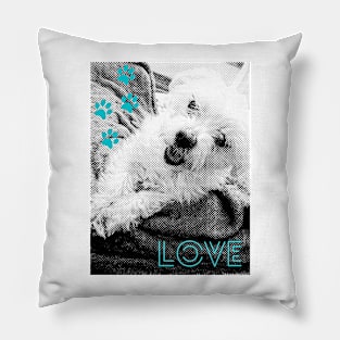 Love my dog II Pillow