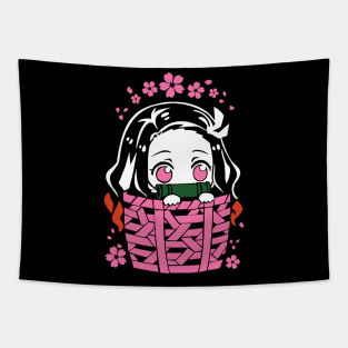 Nezuko Fanart Demon Slayer Tapestry