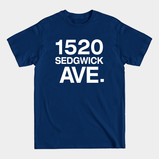 Discover 1520 SEDGWICK AVE. - Vintage Old School Hip Hop - T-Shirt