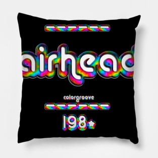 Airhead 1980 ColorGroove Retro-Rainbow-Tube nostalgia (wf) Pillow