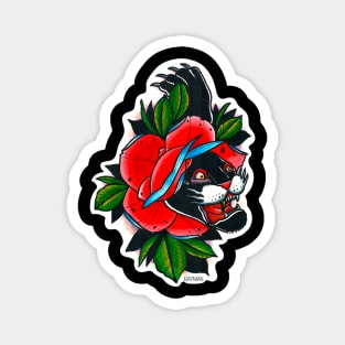 Panther Rose Magnet