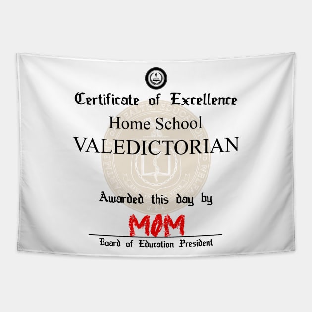 Home School Valedictorian Tapestry by Meat Beat