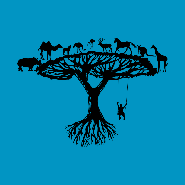 Tree House - Pets - T-Shirt