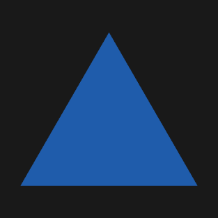 Blue triangle T-Shirt