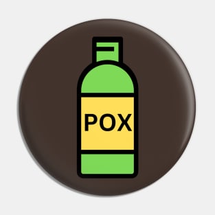 Pox Bottle Pin