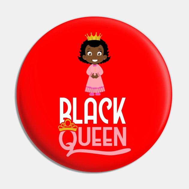 Black Queen Pin by My Tribe Apparel