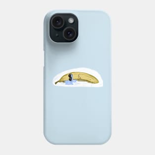 Lonely Crying Banana Lying Down You Hurt My Peelings Phone Case