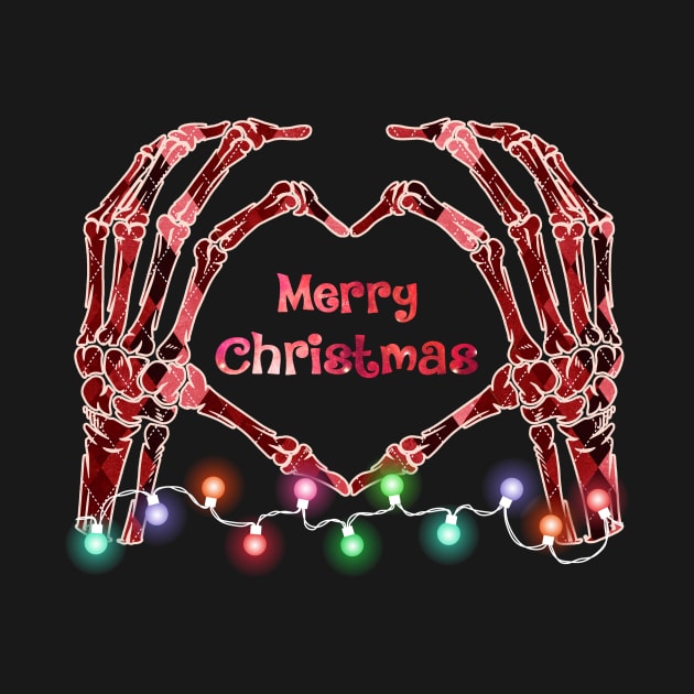 skeleton hand christmas by SantinoTaylor