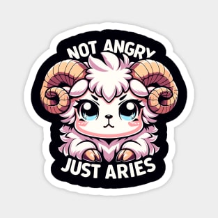 Aries Zodiac Cute Ram Tee - Astrology Graphic Gift Magnet