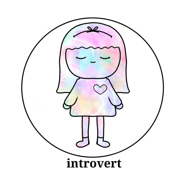 Introvert Girl by moonlitdoodl