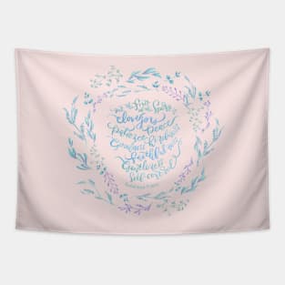 The Fruit of the Spirit - Galatians 5:22~23 /Pink Tapestry