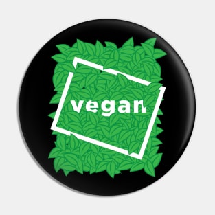 Vegan Plant Based Gift Vegetarian Healthy Women Men Boys Girls Funny Gift Pin