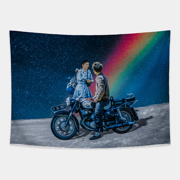 Drive me to the earth Tapestry by Ali del sogno