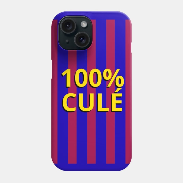 100% Culé Phone Case by François Belchior