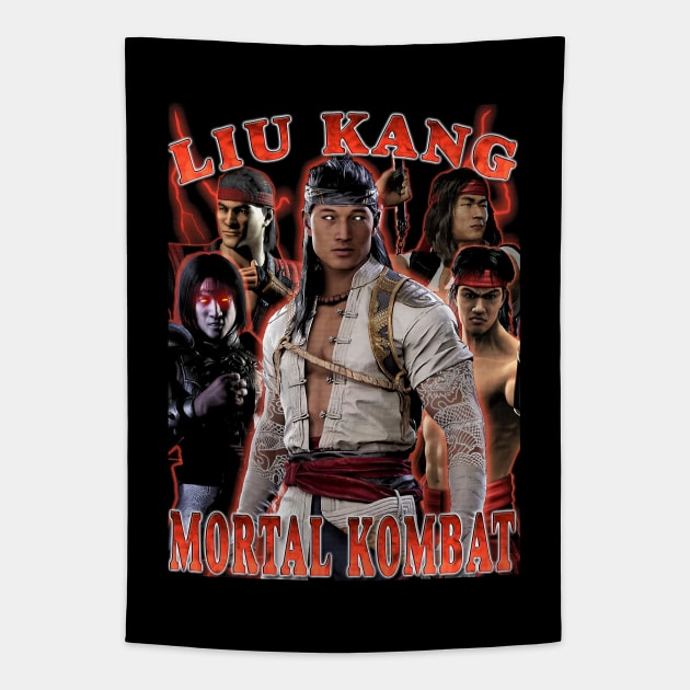 Mortal Kombat - Liu Kang Tapestry by dorothytoddie