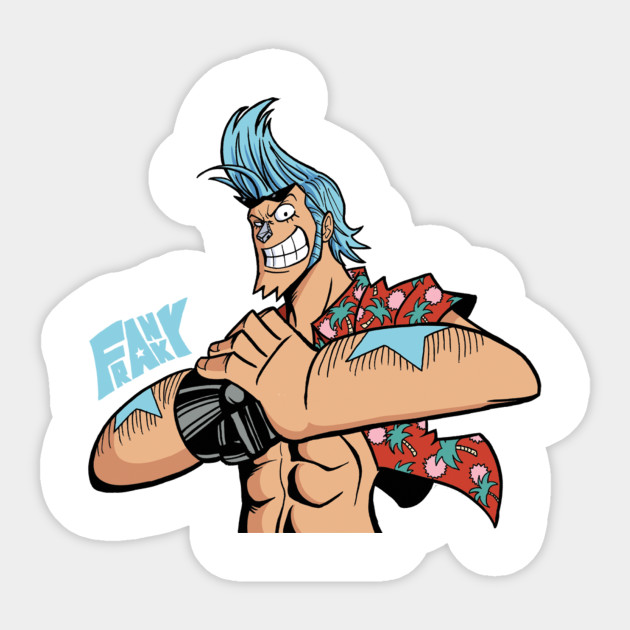 Franky One Piece One Piece Sticker Teepublic