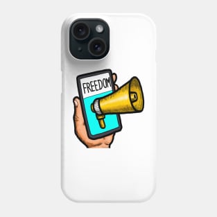 Freedom of Speech Internet Phone Case