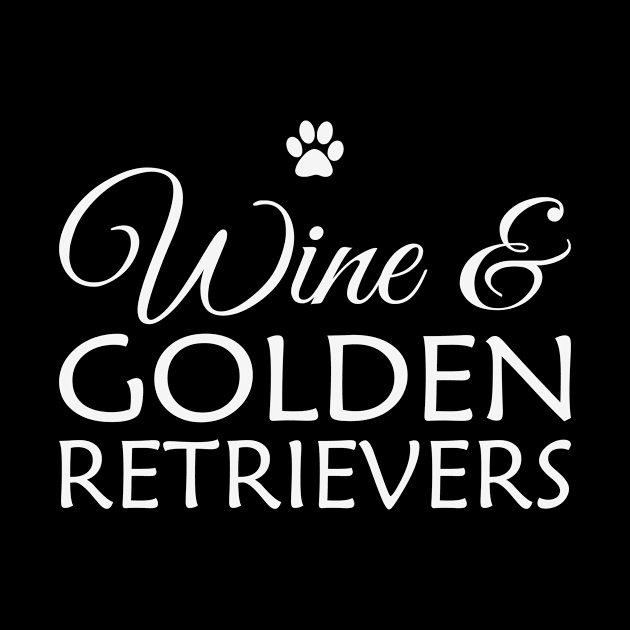 Wine and golden retrievers by Iskapa