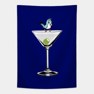 Cocktail Series- Martini bird Tapestry