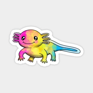A little pan axolotl Magnet